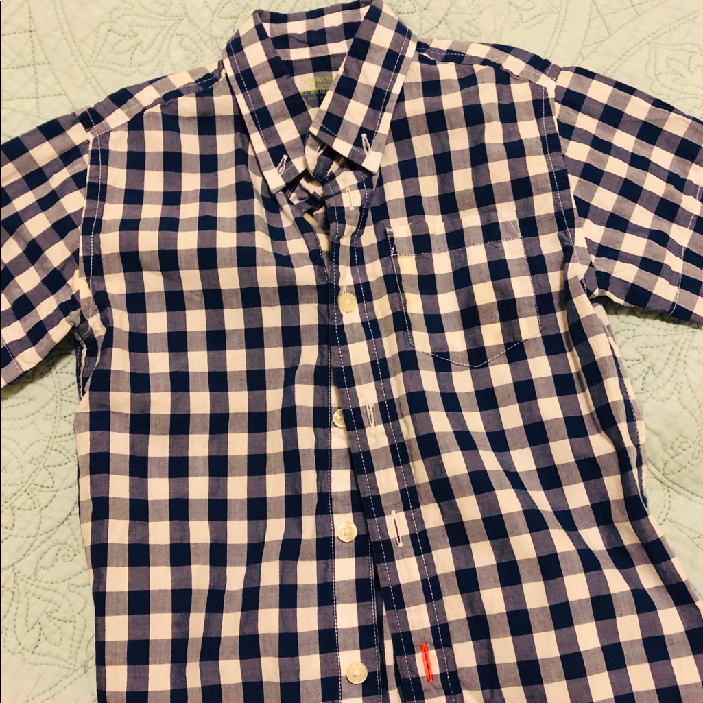 Crewcuts Blue Checkered Button Down